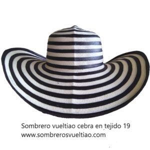 Sombrero vueltiao cebra 19